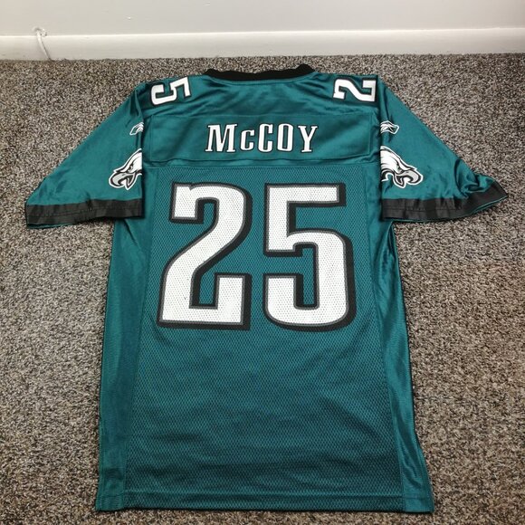 LeSean McCoy Philadelphia Eagles Jersey Reebok On Field Green Mens Small - Picture 7 of 11